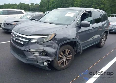 2018 Honda Pilot Ex-L из США, поврежденный, VIN 5FNYF5H59JB013444